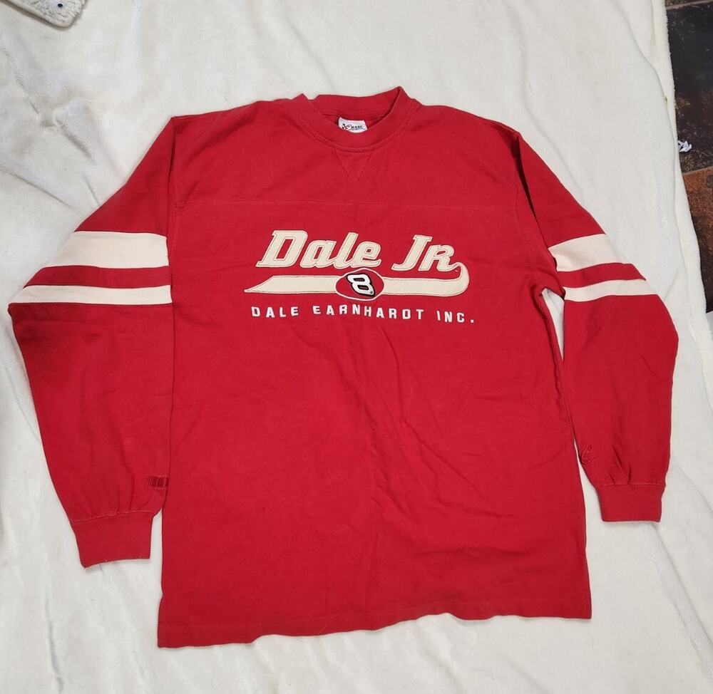 Chase Authentics Dale Earnhardt Jr Sweatshirt Mens Bud Racing Red NASCAR